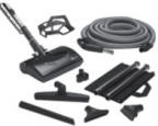 Complete central vacuum kits with accessories